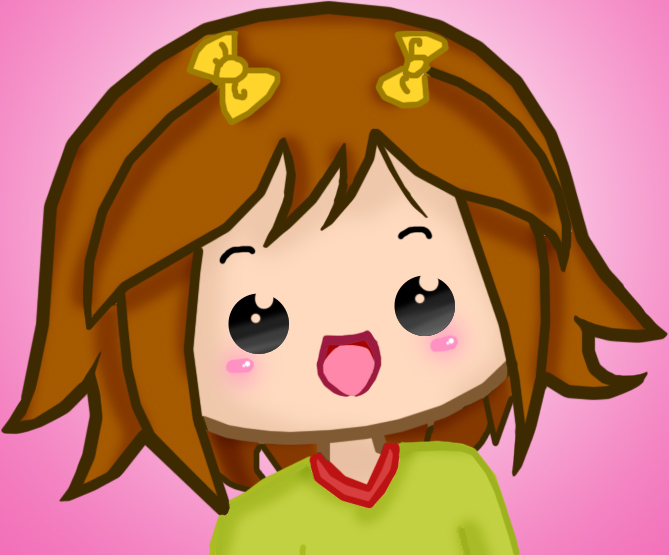 Cute color chibi girl