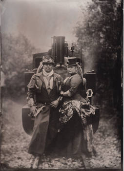 'Old Times' wet plate collodion picture