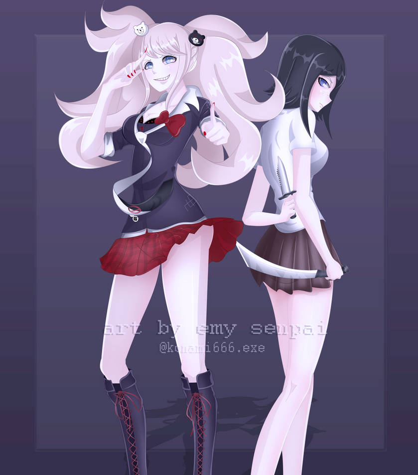 Enoshima Junko X Ikusaba Mukuro By Konami666 exe On DeviantArt enoshima-junko-x-ikusaba-mukuro-by-konami666-exe-on-deviantart