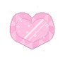 Crystal Heart Pink