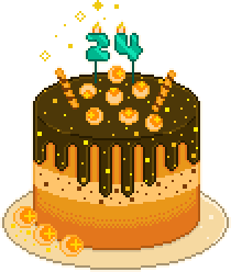 The 24k Point Birthday Cake