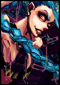 League of Legends -Jinx Sketch-