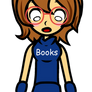 Saki's 'Books' text turned into Comic Sans!