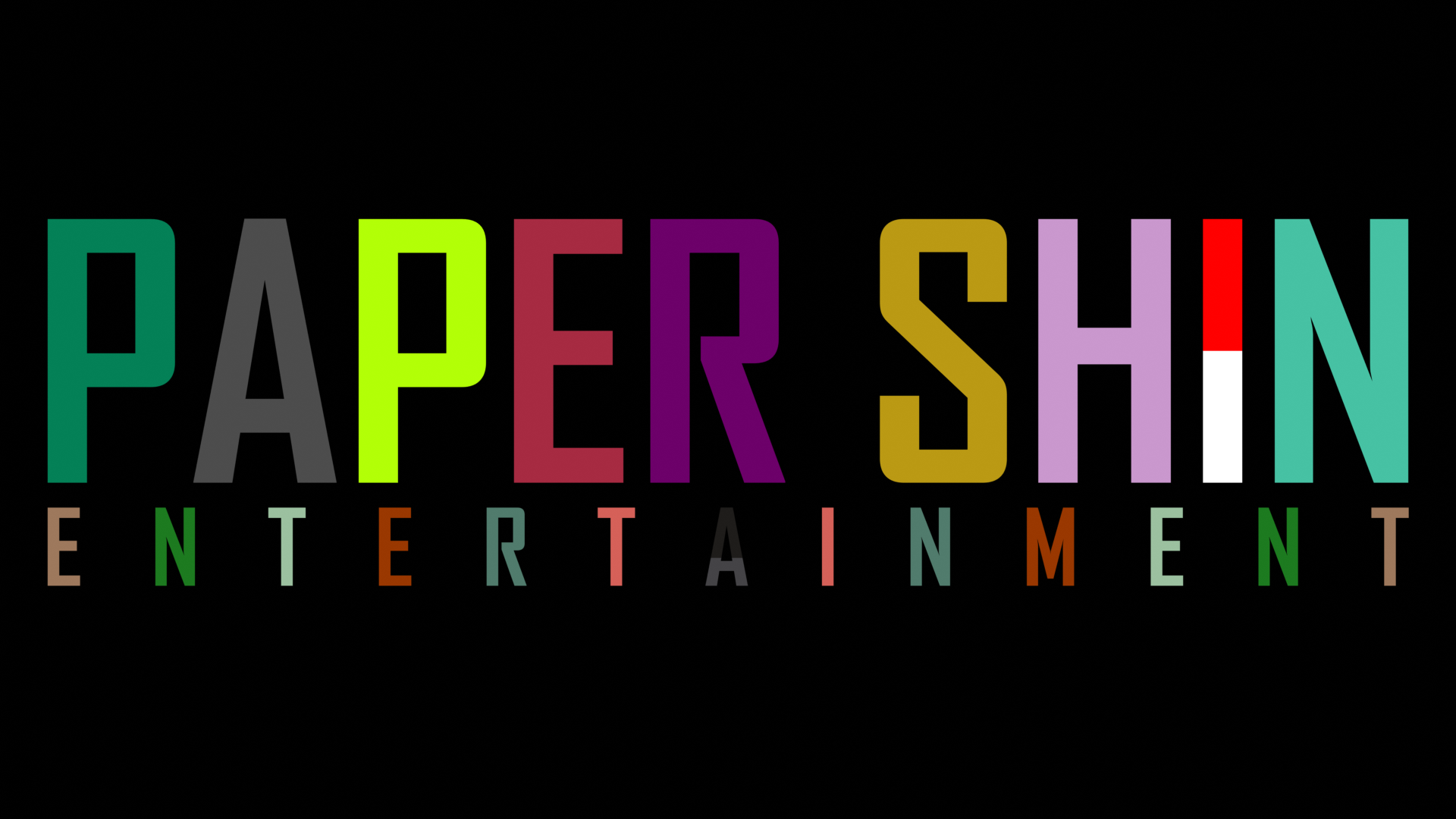 Paper Shin Entertainment Logo (still image)