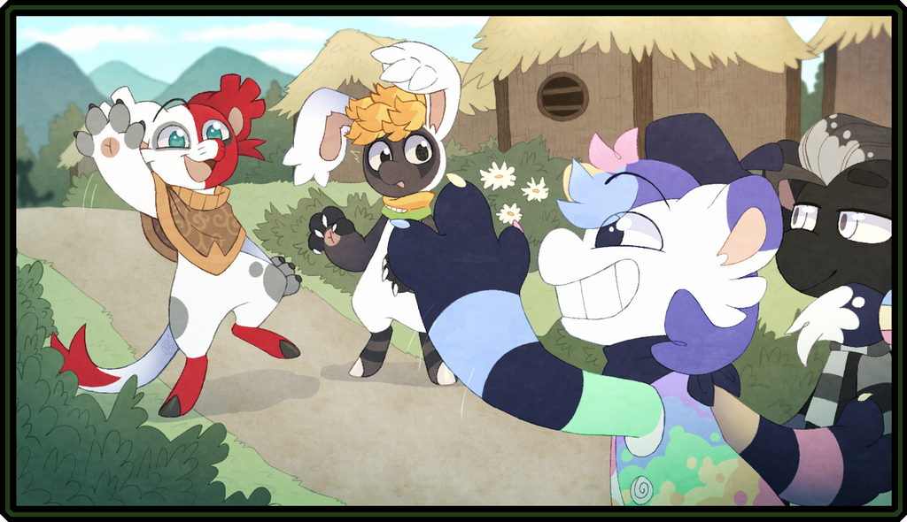 Walk Time Deviantart Friends on a Walk by Fuzzy-Draws-BBs on DeviantArt