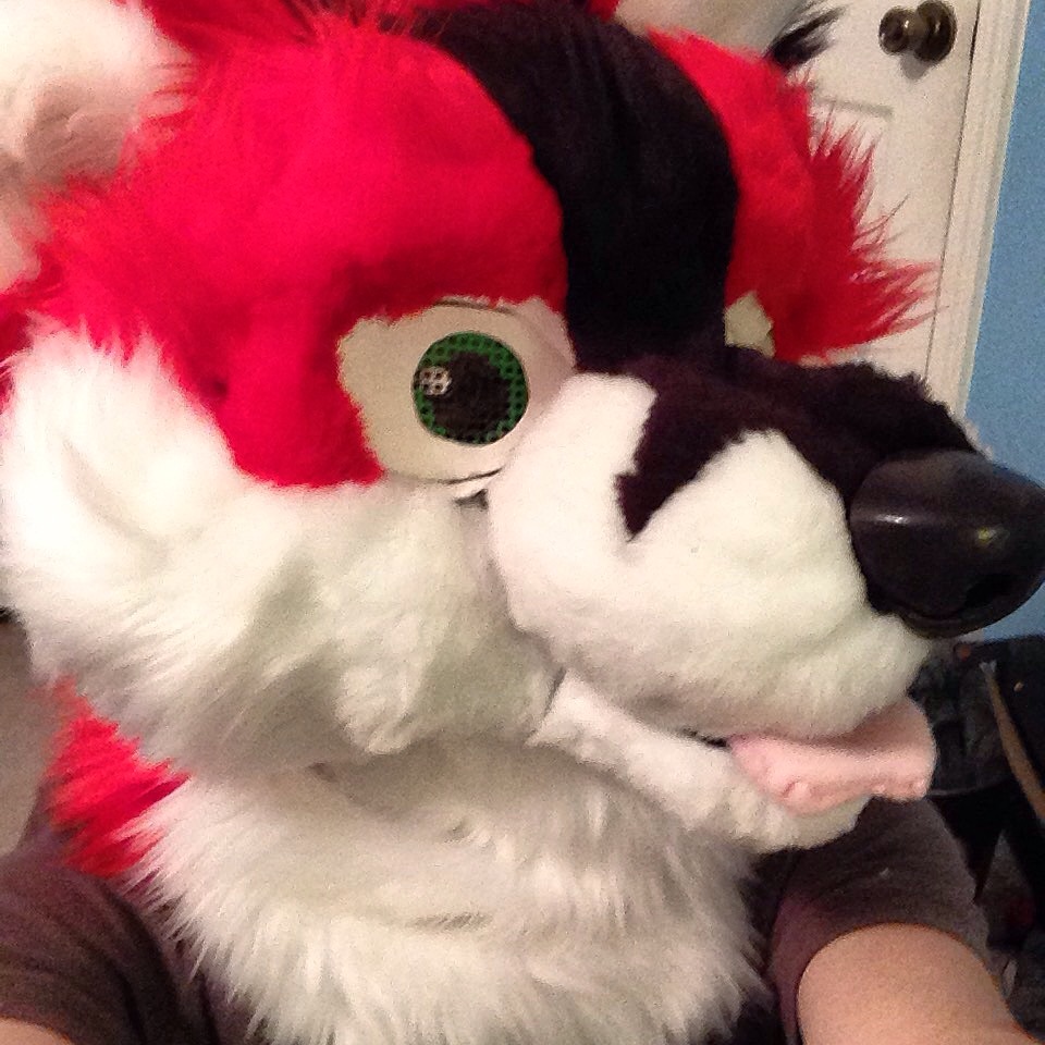 Thunder Fursuit Head [Complete] Right view