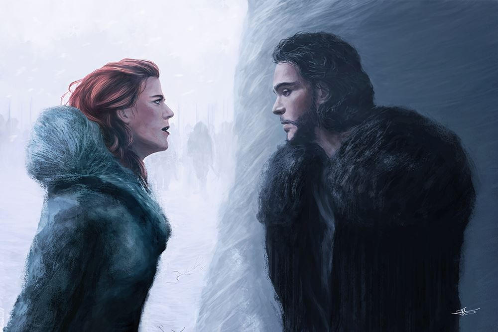 Ygritte and Jon Snow (Game of Thrones) by InkDrone Ygritte and Jon Snow (Game of Thrones) by InkDrone