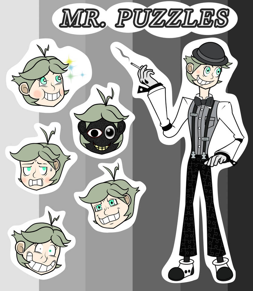 Human Mr.Puzzles by pinkrtons on DeviantArt