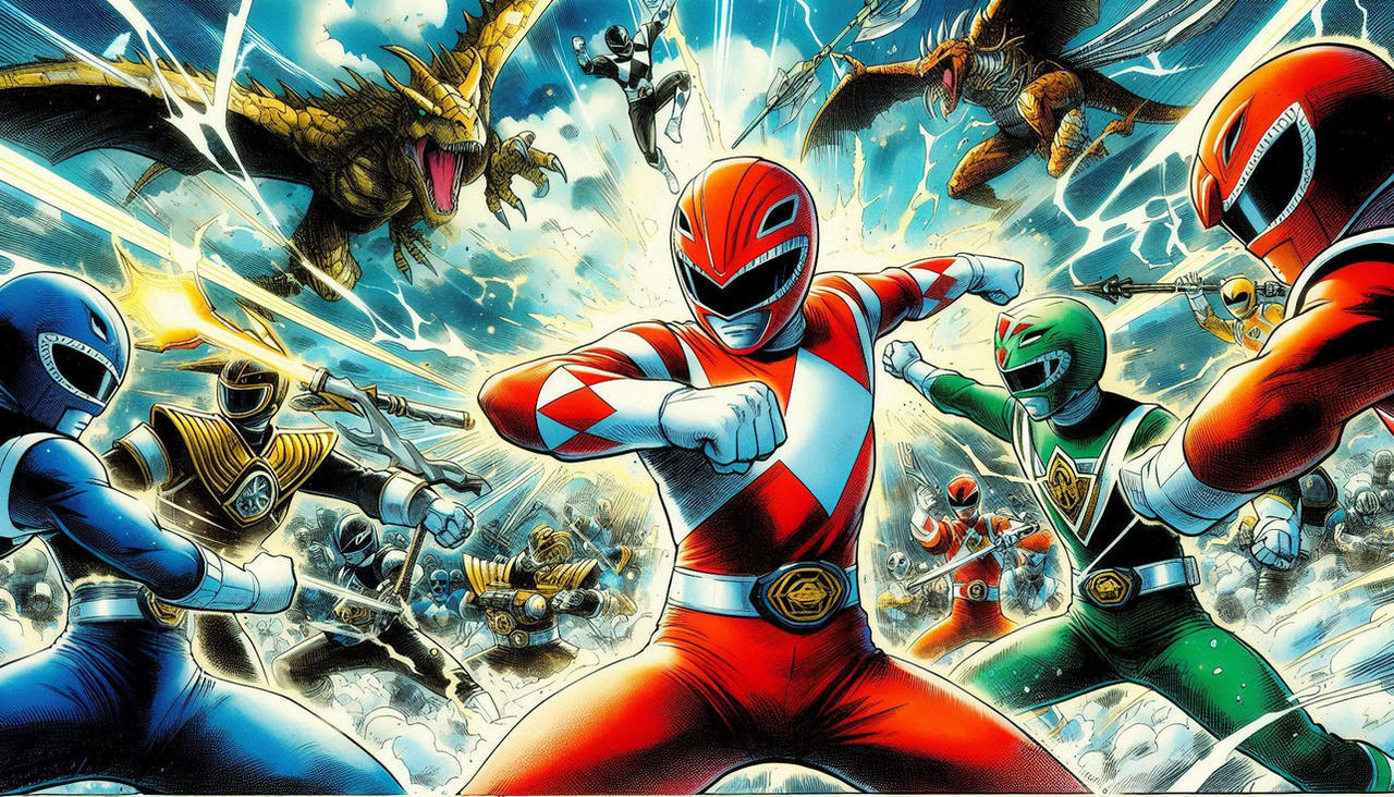 Anime Power Rangers Power Rangers Style Japan Manga Anime illustration by akindo4649 on ...