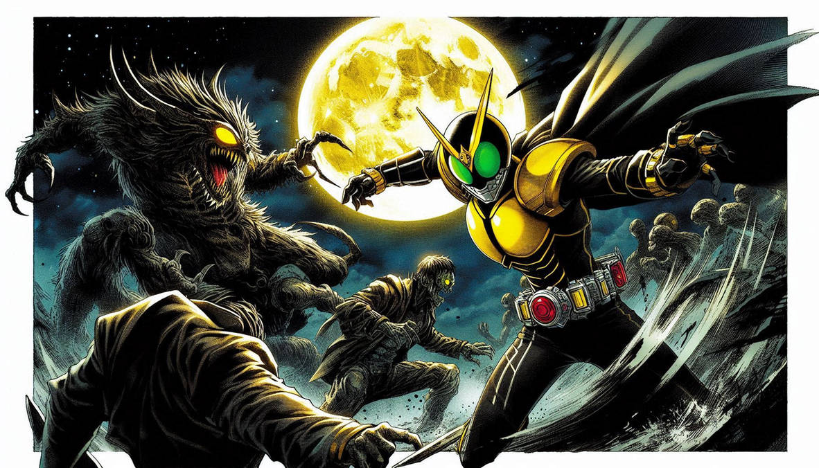 Kamen rider Japan Manga Anime Style illustration by akindo4649 on ...