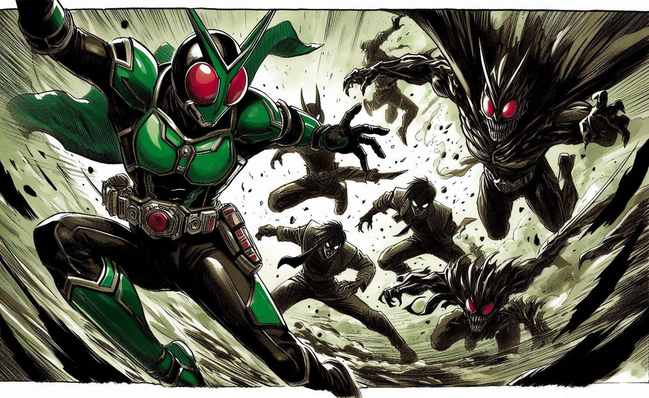 Kamen rider Japan Manga Anime Style illustration by akindo4649 on ...