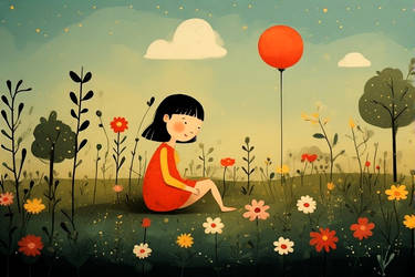 Heartwarming image works illustration Manga Art