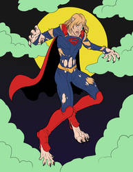 Supergirl wolfing out