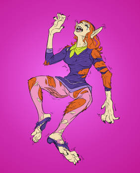 Daphne Blake Wolfing out