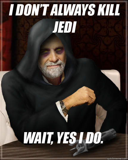 The Most Interesting Sith