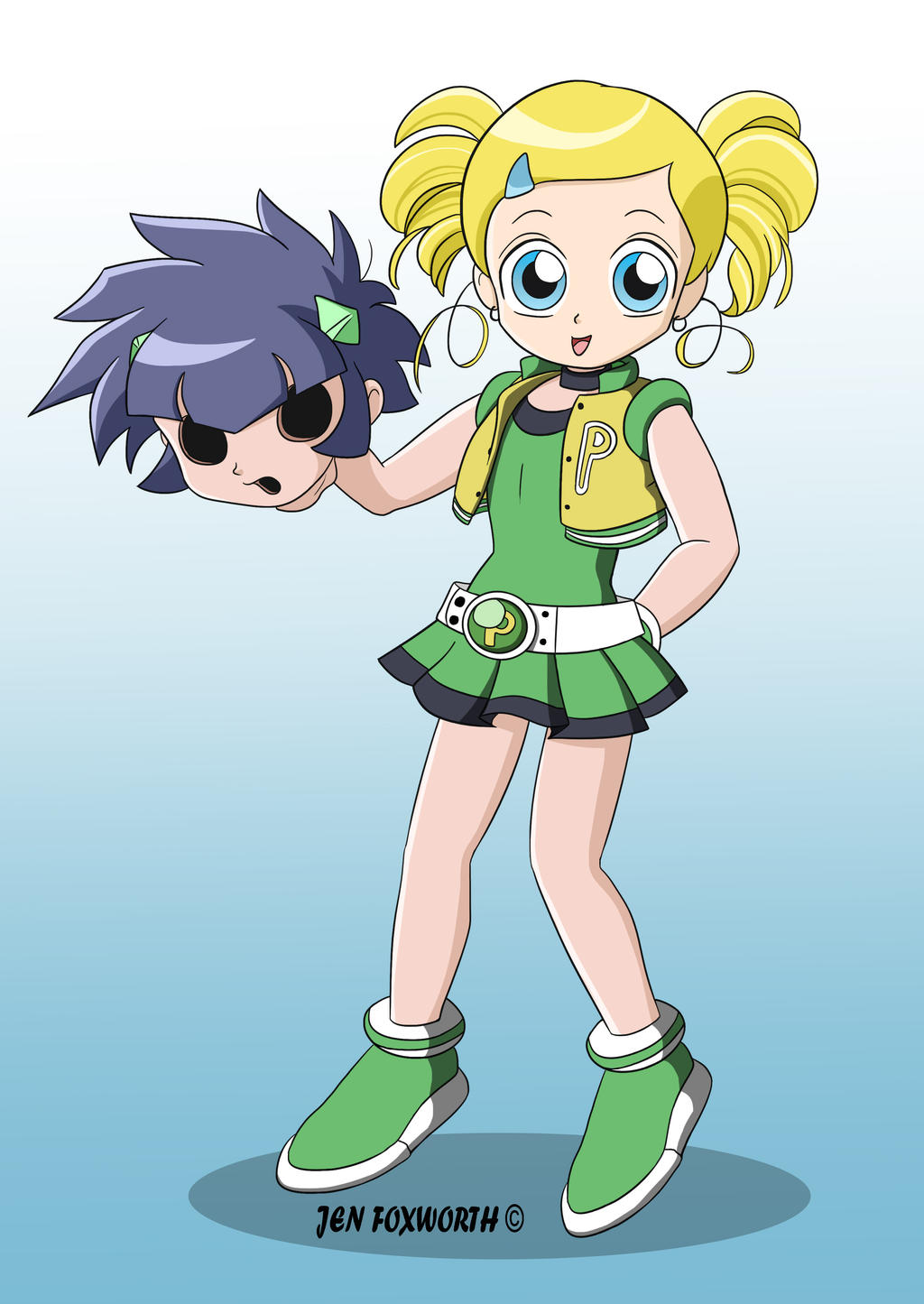 Bubbles disguise by Foxbeast on DeviantArt