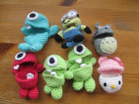 Easter Egg Cosies: Monsters, Minion, Totoro, Kitty