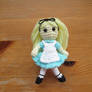 Alice in Wonderland Mini Crochet Doll