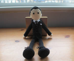 BBC Sherlock: Moriarty Crochet Doll (Commission)