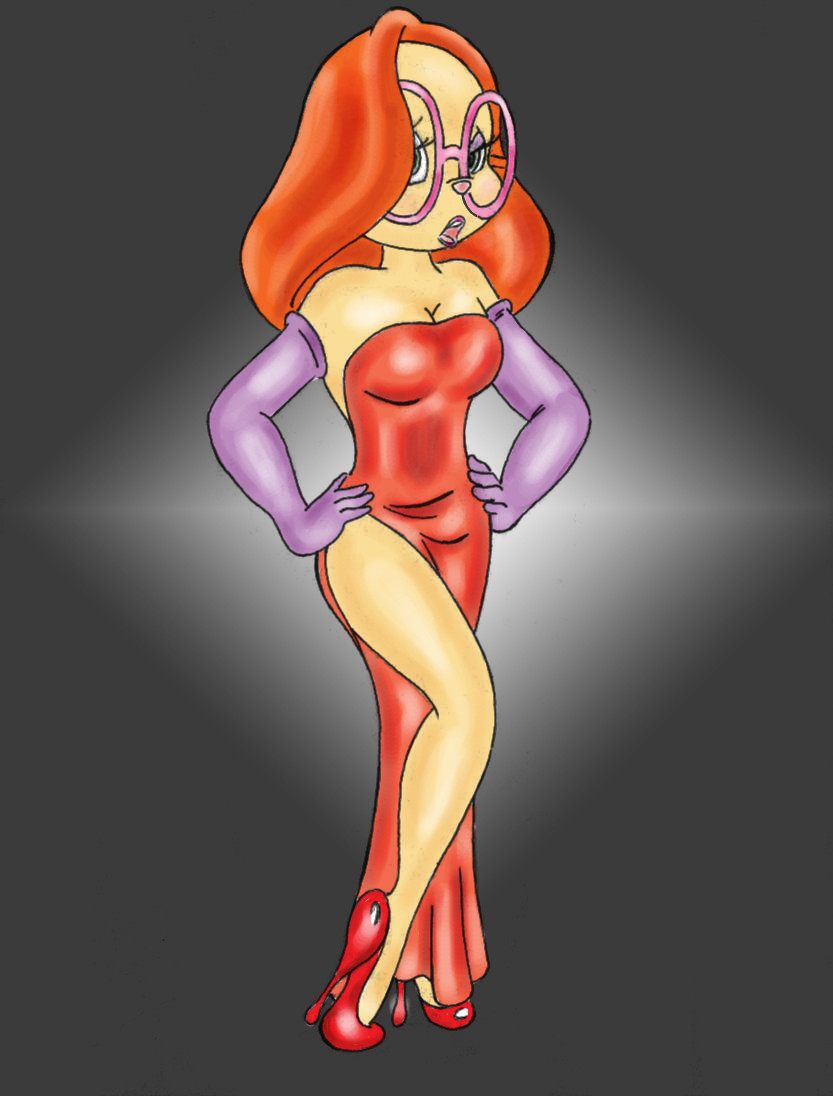 Simon Seville as Jessica Rabbit, COLOR