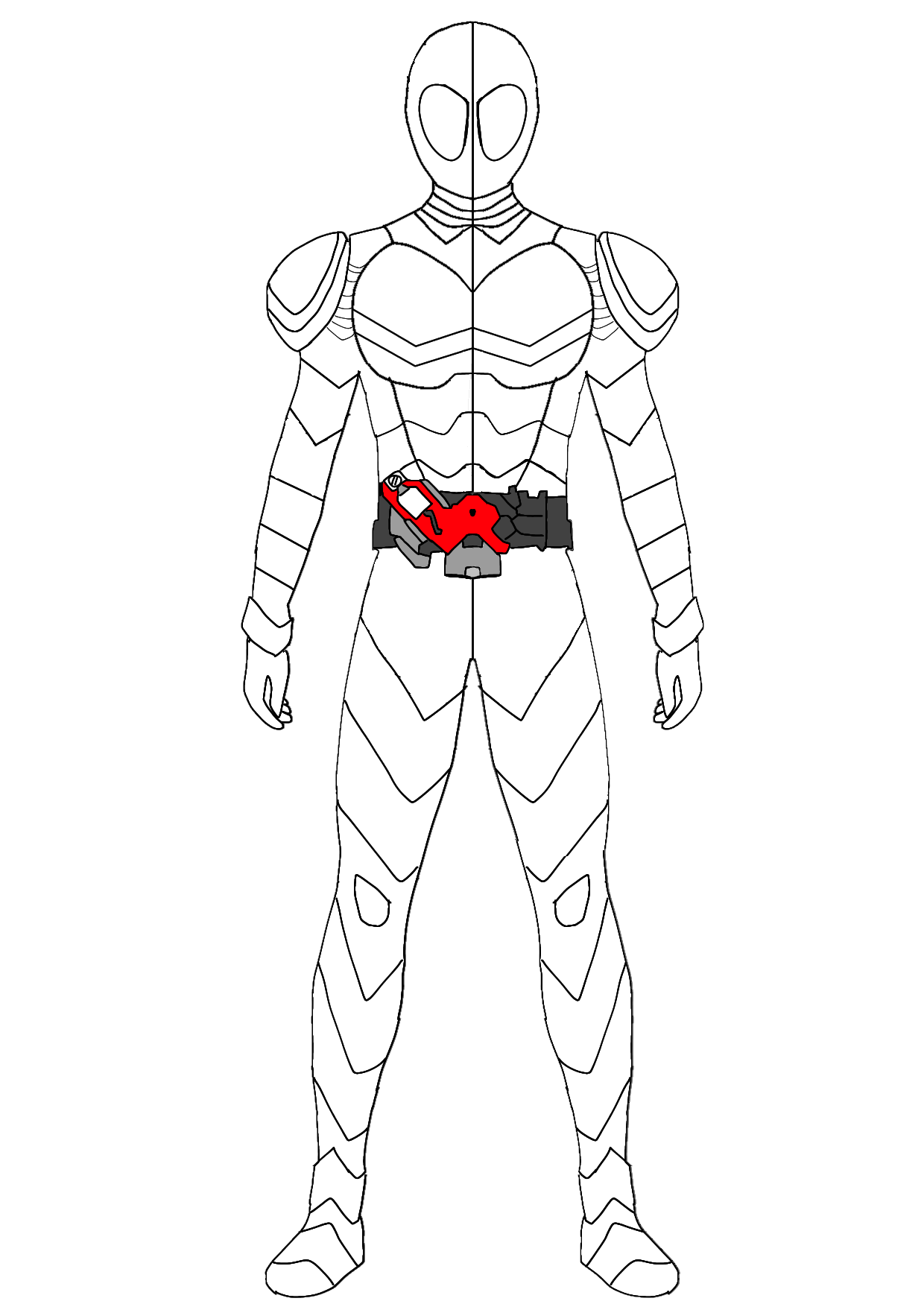 Kamen rider W template. Lost driver by Dioe401 on DeviantArt