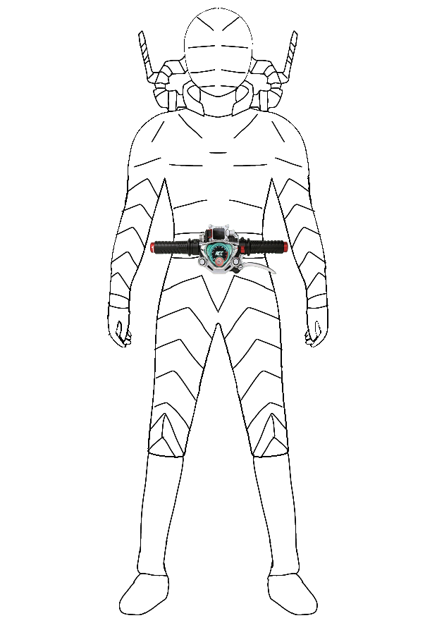 Kamen rider W template. Accel template. by Dioe401 on DeviantArt