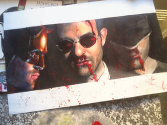 daredevil artwork by ahmed matoui