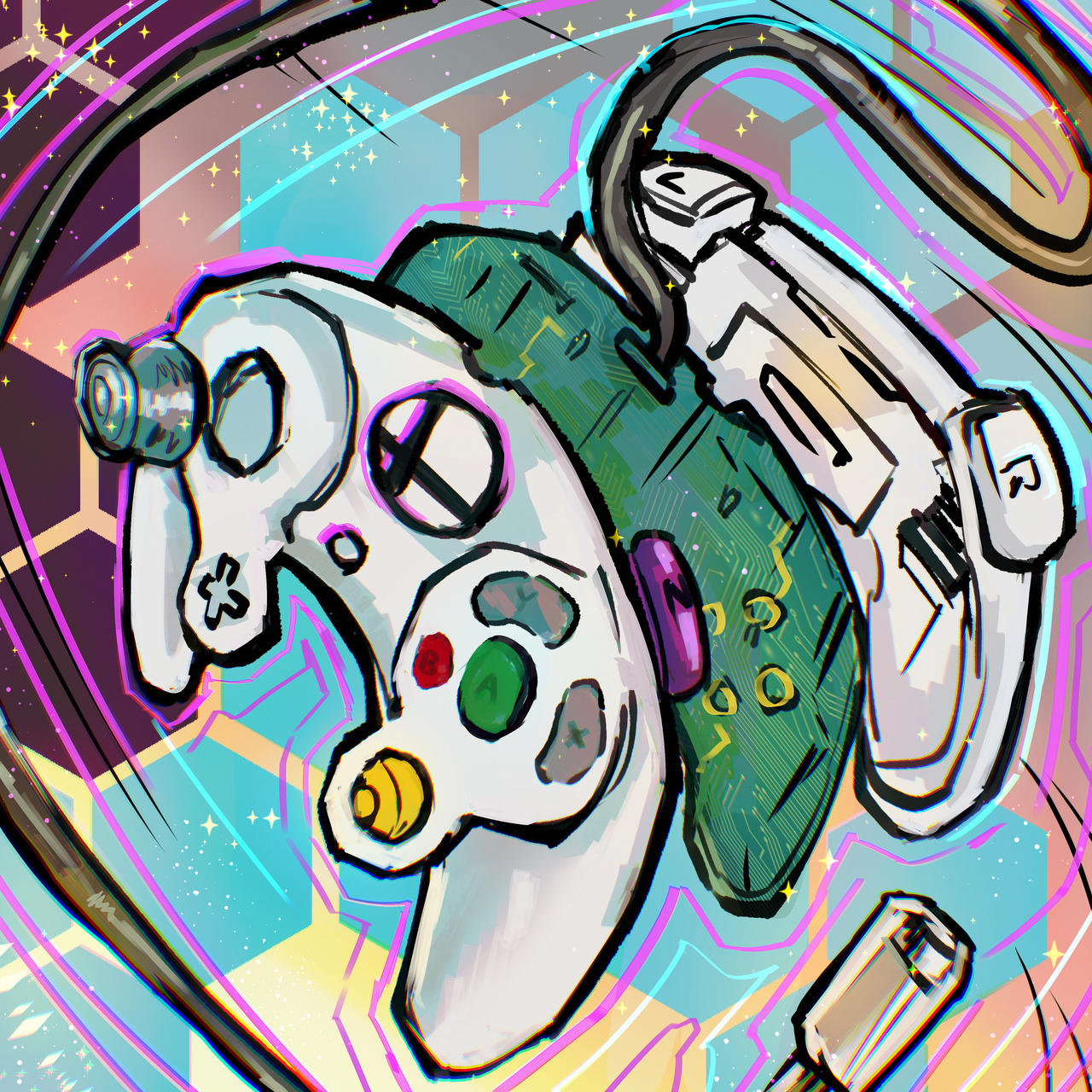 Controller95 Deviantart Nintendo Gamecube Controller by darkmanacloud on DeviantArt