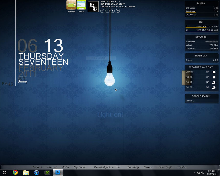 Windows 7 Taskbar Deviantart Windows 7 Desktop by Knowledge0417 on DeviantArt