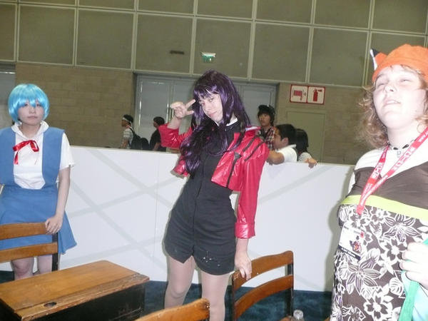 Funimation Booth Misato at the funimation booth by Gummy-Bear123 on DeviantArt