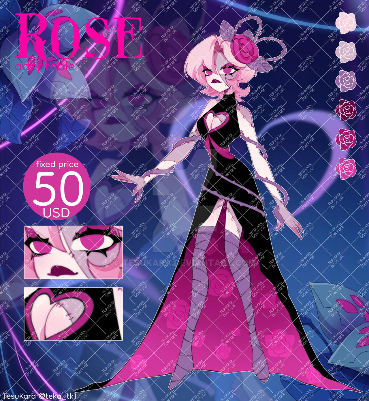 Anonymous Roses Rose FIXED PRICE by TesuKara on DeviantArt