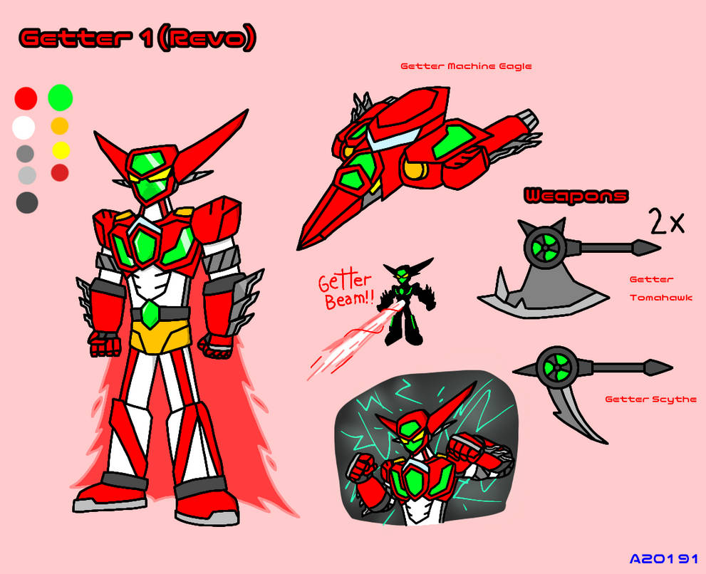 Getter Robo Revo Getter 1 by alex20191 on DeviantArt