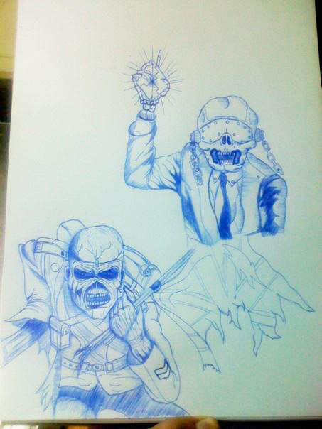 Vic Rattlehead and Eddie the Head by Maxuto on DeviantArt