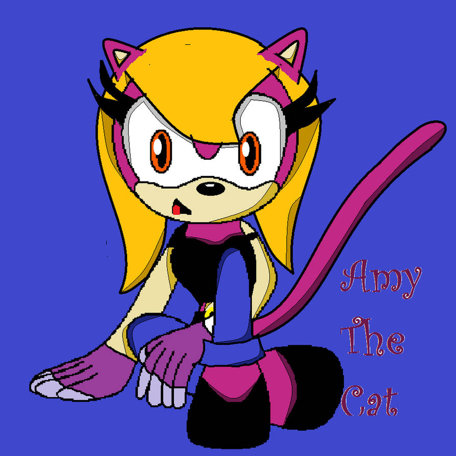 Amy Rabbit Cat relaxed amy the cat by shadow-sonadow on DeviantArt