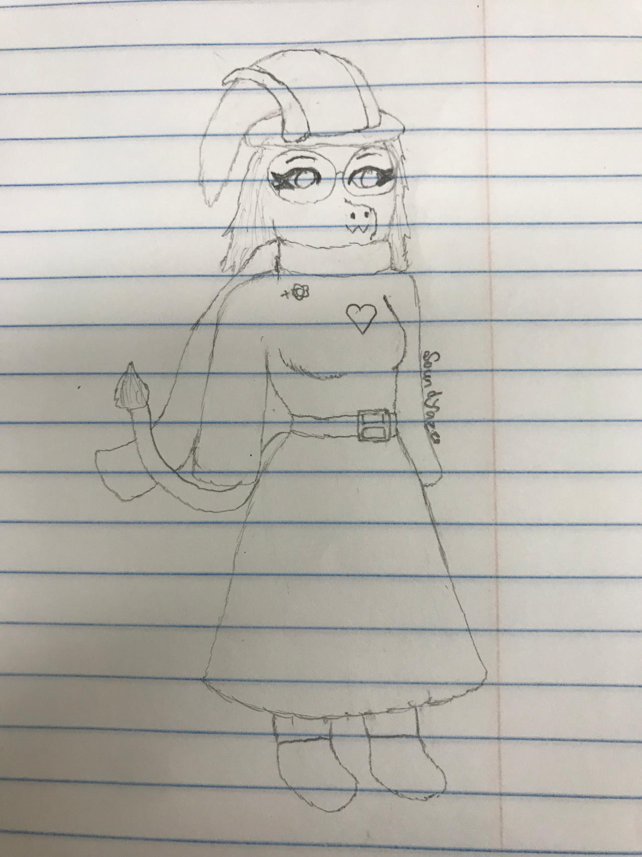 Female Ralsei by SoundJazz on DeviantArt