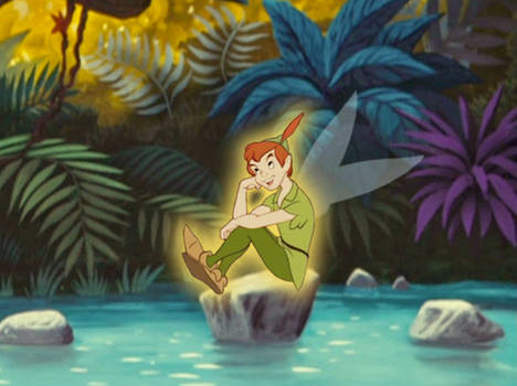 Peter Pan as a fairy