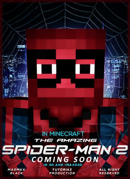 The Amazing Spider Man Minecraft Poster by MadmaxBlack on DeviantArt