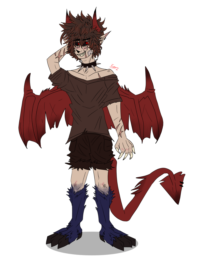 Demon Boy Rohan Demon boy remastered! by angryevart on DeviantArt
