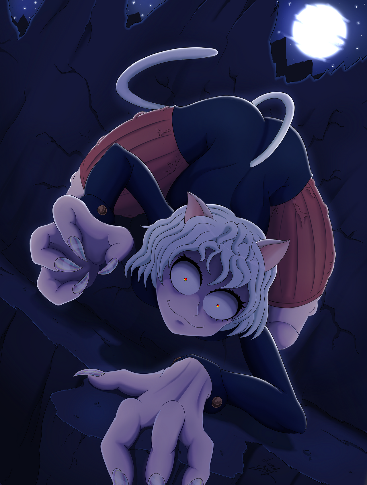 Its Neferpitou Neferpitou Jump by LordOozy on DeviantArt