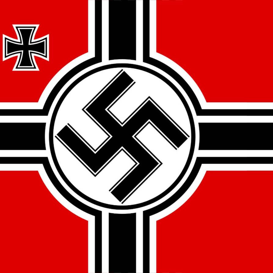 Traditional Nazi Germany flag in logo by 1brah9m88 on DeviantArt