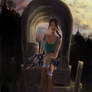 Lara Croft's adventures in the Wild West