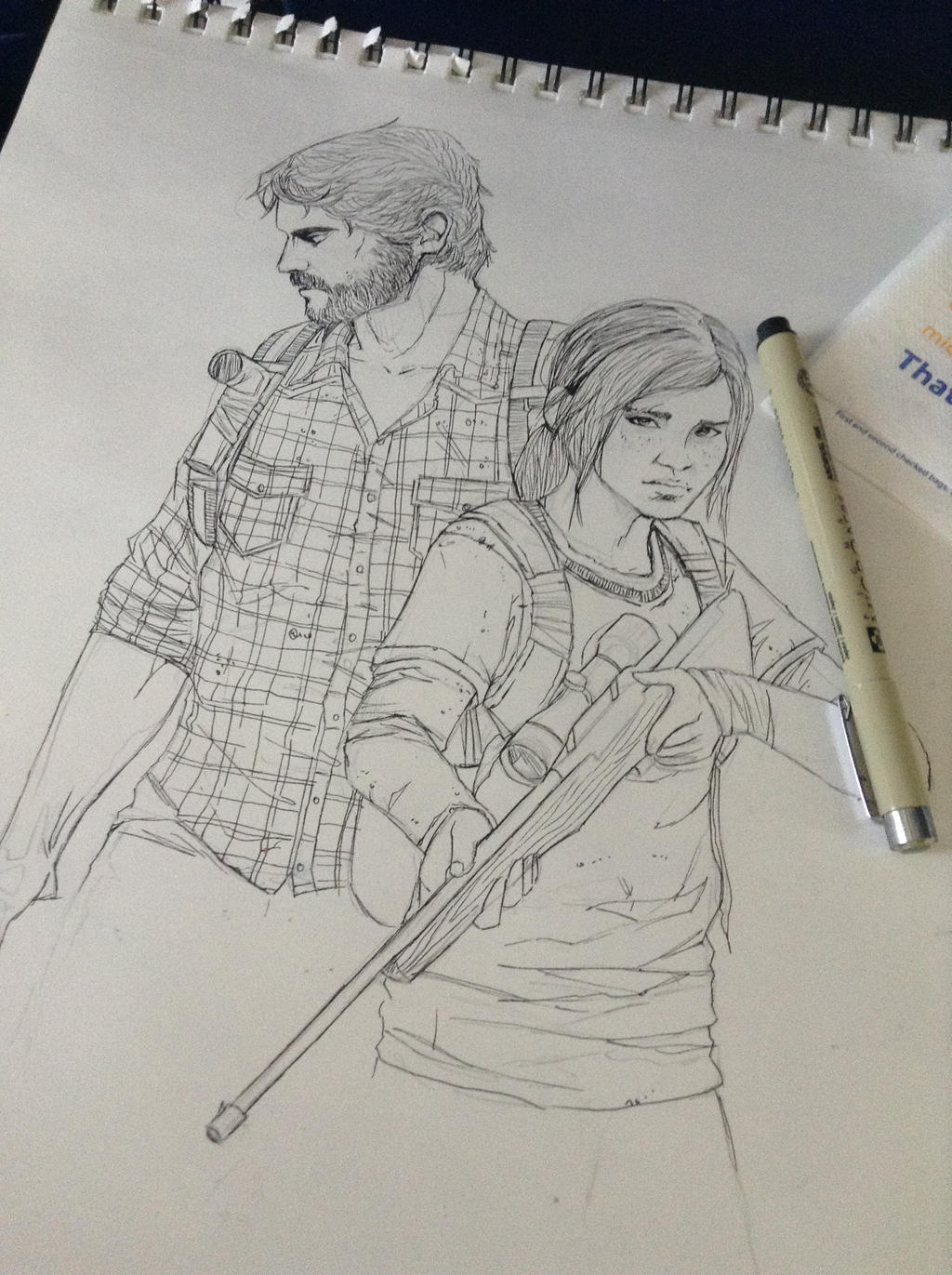 The Last of Us - Wip Ink sketch