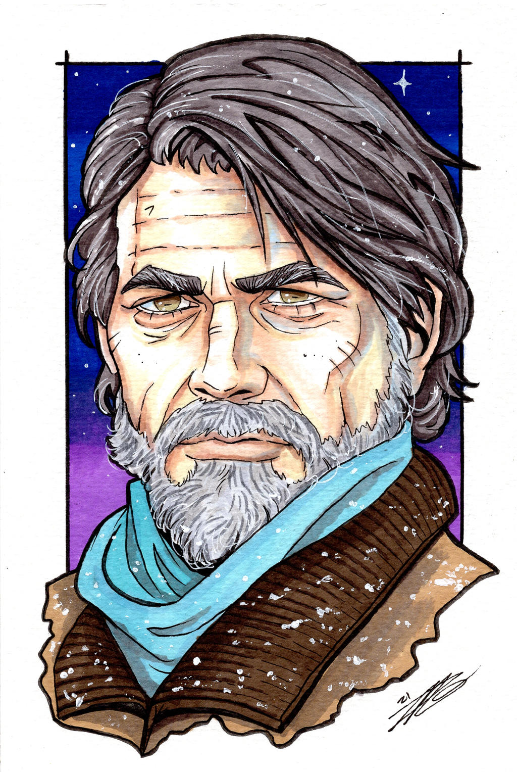 Inktober 2021 Joel Miller The Last Of Us By Amanda Lara1996 On inktober-2021-joel-miller-the-last-of-us-by-amanda-lara1996-on