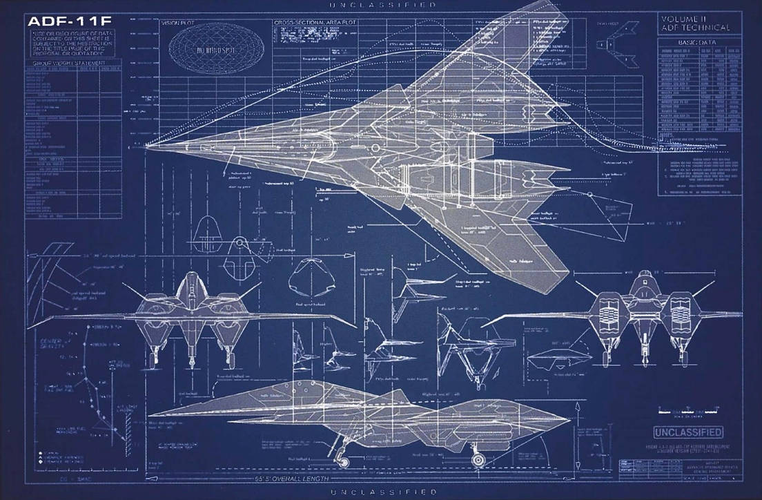 Adf Drawing ADF 11F RAVEN blueprints by ninjasharkV on DeviantArt