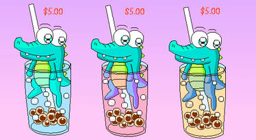 Bubble Tea Toon Gator Adopts - OPEN!