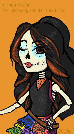 Skelita Calaveras Oekaki