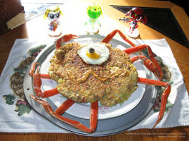 Space Okonomiyaki FX or Meat Lover's Space Omelet