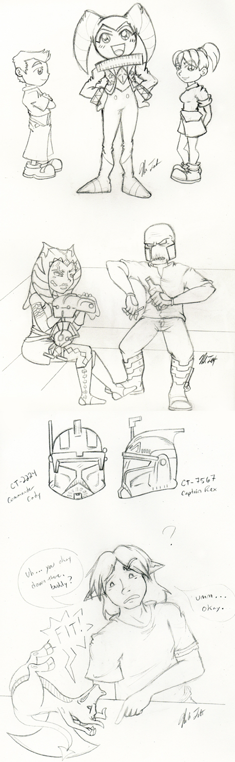 Sketch Dump Sunday 7-6-2014