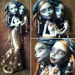 Siamese Sirens: Custom Monster High Doll