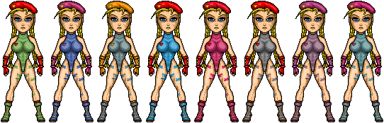 Cammy White - Street Fighter II - Alternate Colors by Luis-Carnage on  DeviantArt